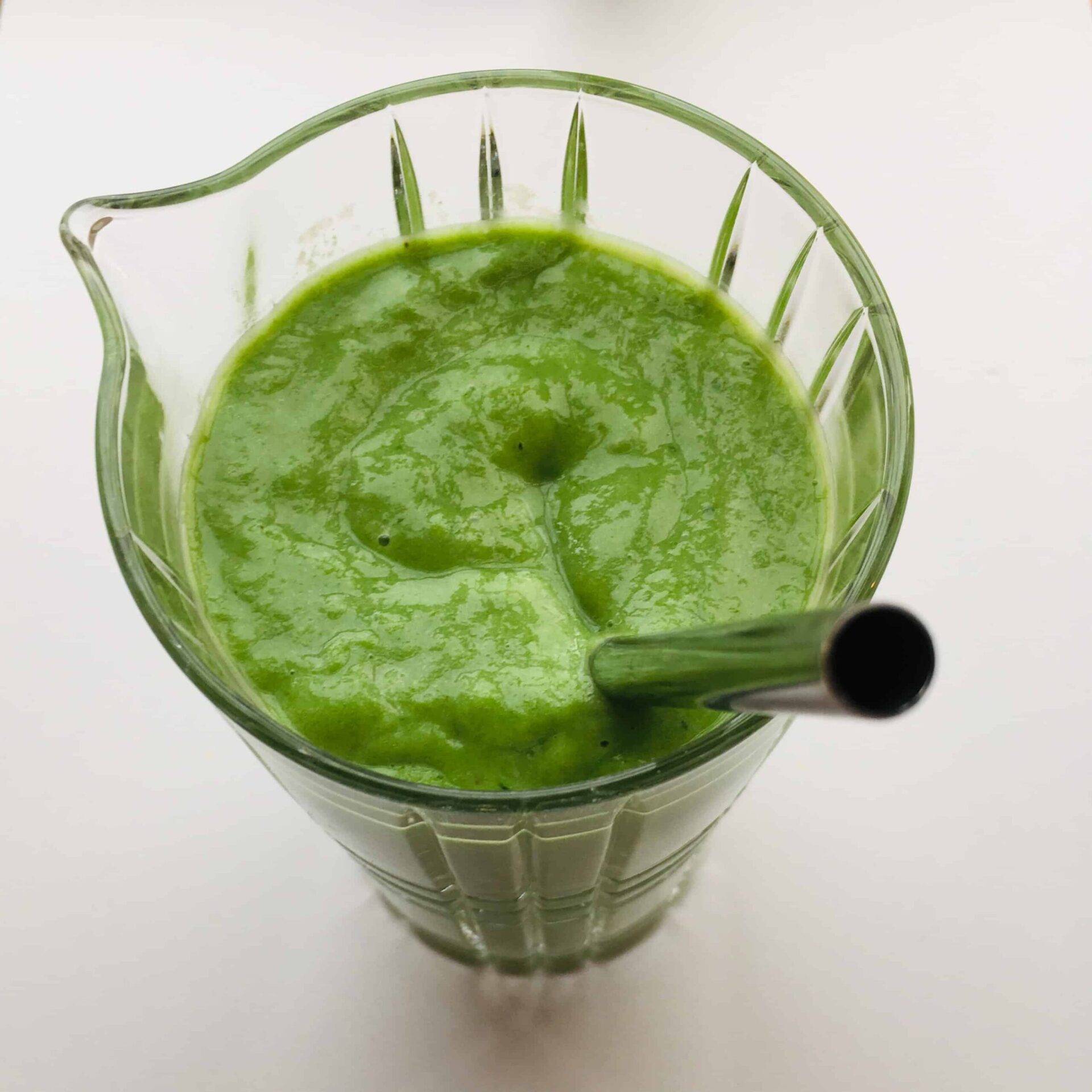 sponat og avocado smoothie